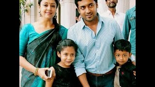 Tamil Actor Surya and Jyothika Family Video  Suriya Jothika [upl. by Megargee448]