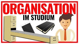 5 Tipps zur perfekten Uni Organisation knallhart strukturiert 📁📅 [upl. by Carlyn]