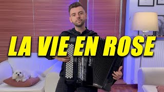 Edith Piaf  La Vie En Rose Accordion [upl. by Neleh]