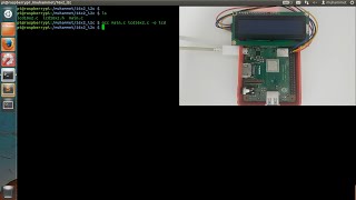 Raspberry Pi Lcd 16x2 i2c [upl. by Fairman]