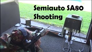 SA80  L85A1 Semiauto Part 2 Zeroing And Shooting At 300m [upl. by Polly856]