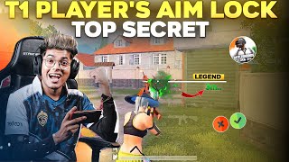 TRICK TO LOCK AIM LIKE T1 PLAYERS 100 🔥  HOW TO IMPROVE AIM IN BGMI  CONNECT HEADSHOTS IN BGMI [upl. by Mara41]