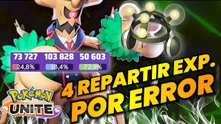 EQUIPAMOS 4 REPARTIR EXPERIENCIA SIN QUERER la MEJOR BUILD de TREVENANT  Pokemon Unite [upl. by Atnamas]