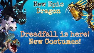 Rise of Berk  Dreadfall is here All new Costumes 👻 [upl. by Australia]