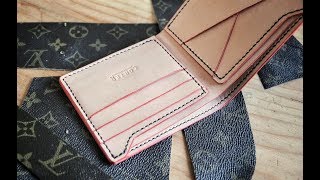 Making a DIY Louis Vuitton Wallet [upl. by Aket]