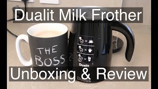 Dualit Milk Frother unboxing and review 2017 [upl. by Nas]