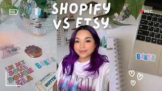 why I’m going back to ETSY  closing my SHOPIFY site  shop update [upl. by Junius]