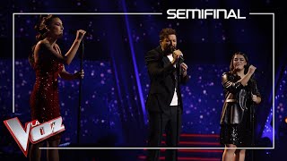 Pablo Alborán canta con Marina e Inés Hablemos de amor  Semifinal  La Voz Antena 3 2021 [upl. by Esenaj]