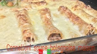 🍠Cannelloni maison sauce bolognaise🍅 [upl. by Delanie342]