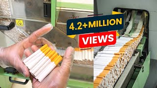 How Cigarettes are Manufactured  Start to Finish  Cigarette Manufacturing [upl. by Eimrej624]