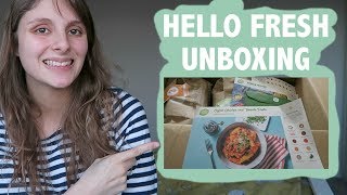 Hello fresh unboxing UK  our first time [upl. by Isabella760]