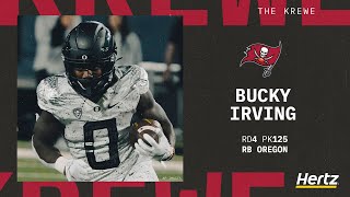 Bucs Draft Bucky Irving 125th Overall  2024 NFL Draft  Tampa Bay Buccaneers [upl. by Fatsug307]