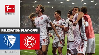 Fortuna Reaches For The Bundesliga  VfL Bochum  Fortuna Düsseldorf 03  Highlights  Relegation [upl. by Ydnys373]