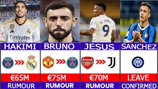 🚨 ALL LATEST CONFIRMED TRANSFER SUMMER 2024 🔥 BRUNO MIGUEL JESUSMbappeSANCHEZSanchoTRENT✅️ [upl. by Annocahs]