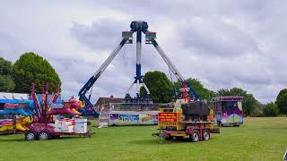 Huddersfield Fun Fair Fred Proctor and Sons Fair Build Up 2023 [upl. by Evilo]