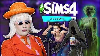 Causing ghost chaos in the Sims 4 Life and Death [upl. by Brigitte991]