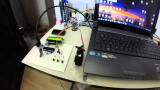 Servo Motor Speed Control with MatLAB GUI Interface and PIC18F4550 [upl. by Valenta]