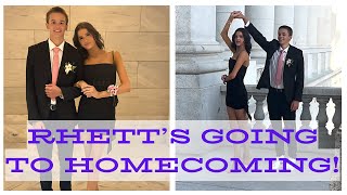 Rhett Goes To Homecoming Dance  Reese amp Perri Braces Update  The LeRoys [upl. by Haimerej]