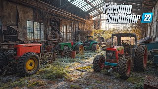 Finding 6 Abandoned Farms Full of Tractors and equipment on Farming Simulator 22 [upl. by Shawn]