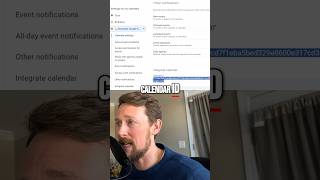 Where is Google Calendar ID [upl. by Llien]
