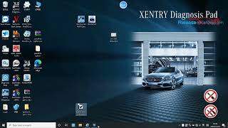 How to use VXSCAN ENET Adapter with Xentry Passthru for Benz c206 doip [upl. by Eddina460]