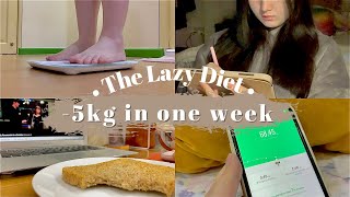 diet vlog 1 5kg in a week no workout diet journal  indonesia [upl. by Harvey]