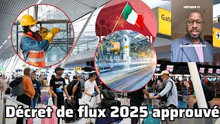 Visa 🇮🇹 Décoré Flussi 2025 pour voyager [upl. by Adev]