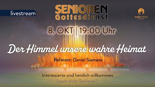 Seniorengottesdienst 08102024 1900 Uhr [upl. by Aloysia59]