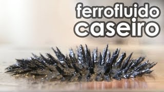 Como fazer ferrofluido caseiro RECEITA DE FERROFLUIDO [upl. by Yasnil]