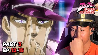 JOTARO INHALES JUSTICE JoJos Bizarre Adventure Part 3 Ep 1215 Reaction [upl. by Goat]