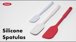 Kitchen Essentials from OXO 3Piece Silicone Spatula Set [upl. by Ahseenal658]