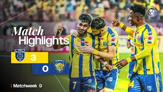 Match Highlights  Kerala Blasters FC 30 Chennaiyin FC  MW 9  ISL 202425 [upl. by Irt]