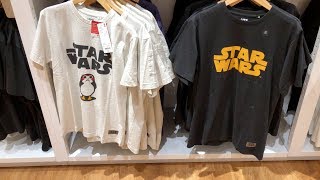 Uniqlo UT’17 x Star Wars The Last Jedi Graphic TShirts [upl. by Targett479]