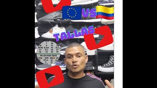 ¿Cómo interpretar tallajes Euro y Colombiano en calzado deportivo importado [upl. by Enitsirc141]