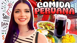 PROBANDO COMIDA PERUANA 🇵🇪 🦙😎 [upl. by Stearne496]