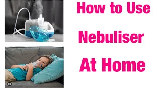 How to use Nebuliser at homeపిల్లలకు నెబ్యులైజర్ వాడొచ్చాallergycold in kidsair pollution [upl. by Refinne]