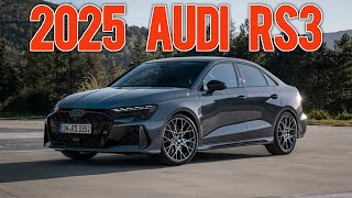 2025 Audi RS3 Sedan Review Pricing amp Spec Revealed [upl. by Llehcsreh168]