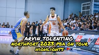 Arvin Tolentino Northport 2023 PBA On Tour Highlights [upl. by Alduino]