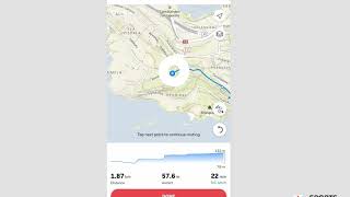 Sports Tracker  Create and save route iPhone [upl. by Harsho]