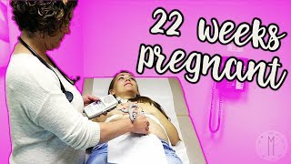 22 WEEKS PREGNANT CHECK UP ON THE BABY  PREGNANCY VLOG [upl. by Ainatit]