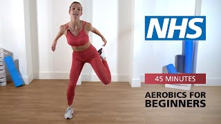 Aerobics for beginners  45 minutes  NHS [upl. by Ettesyl725]