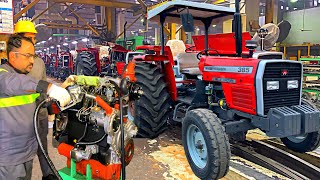 Massey Ferguson Manufacturing 385 Tractor Engine  SkilledHands [upl. by Ann-Marie]