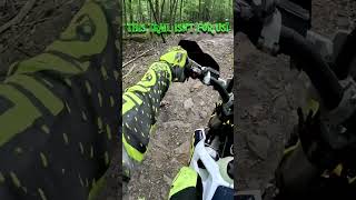 Trail built for Yamahas only  2 stroke dirt bike  Husqvarna te150  Kawasaki KX250  AOAA [upl. by Cristian]