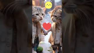 hold my hand tightlyshorts shortfeed cute animation catlover [upl. by Ancelin]