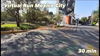 Virtual Run in CDMX Chapultepec [upl. by Clifton]