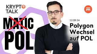 Polygon Token Wechsel MATIC zu POL  Krypto Talk  Swissquote [upl. by Nednerb]