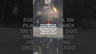 Fuga química en planta de Pemex en Texas deja dos muertos varios heridos y una orden de refugio [upl. by Brahear]