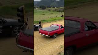 302 Falcon vs 304 Holden motorsport dirtdrags fordfalcon holden ford [upl. by Zsa]