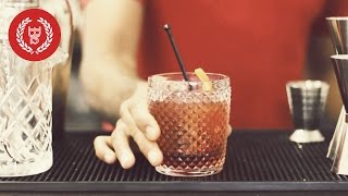 Negroni Cocktail Recipe  European Bartender School [upl. by Ehcram]