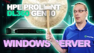 HPE ProLiant DL360 Gen10 Windows Server  How to Install Windows Server 2019  Server OS Install [upl. by Iman142]